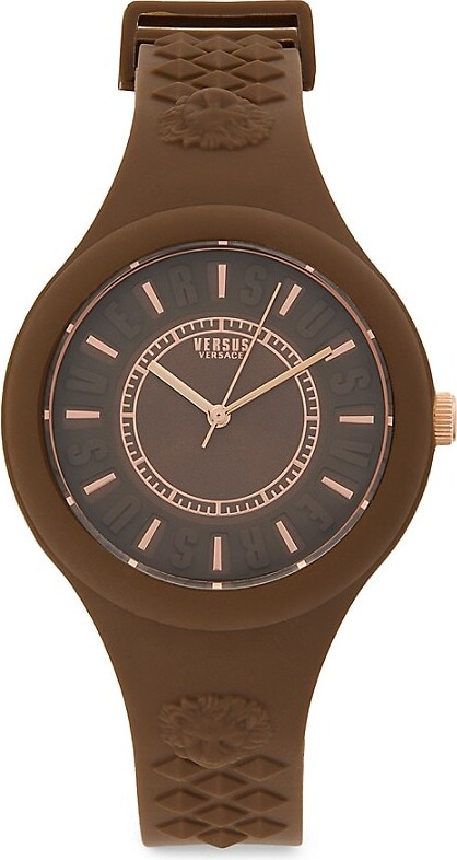 Versus Versace Fire Island Lion Logo Analog Watch/39MM