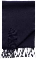 Thumbnail for your product : Charles Tyrwhitt Navy cashmere and merino scarf
