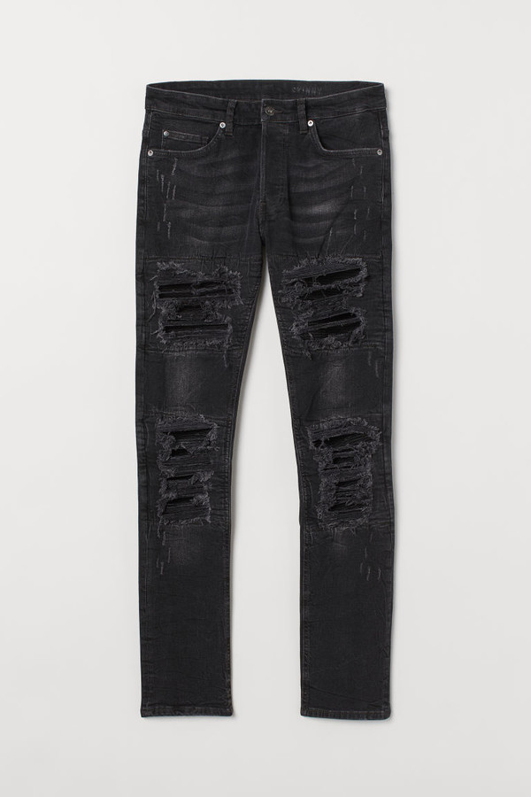 h and m black skinny jeans