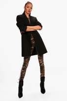 Thumbnail for your product : boohoo Tailored Wool Look Coat