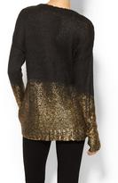 Thumbnail for your product : Piperlime Collection Gold Dipped Sweater