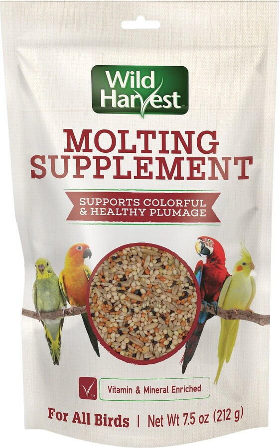 Wild Harvest Molting Bird Supplement, 7.5-oz bag