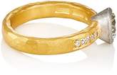 Thumbnail for your product : Malcolm Betts Women's Round-Faced Ring - Gold