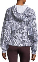 Thumbnail for your product : adidas by Stella McCartney Run Zip-Front Printed Performance Jacket