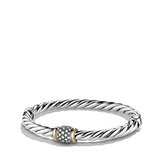 Thumbnail for your product : David Yurman Metro Bracelet with Diamonds and Gold