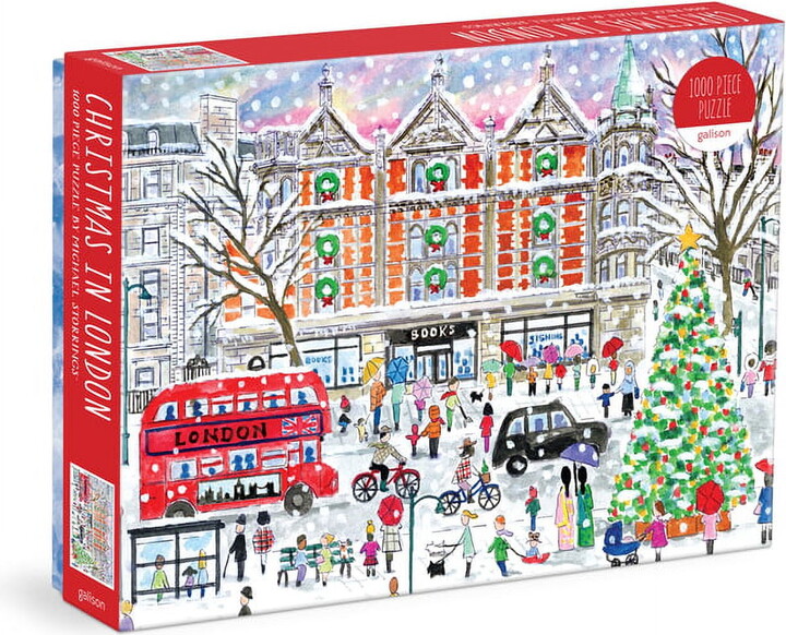 Galison; Michael Storrings Michael Storrings Christmas in London 1000 Piece Puzzle