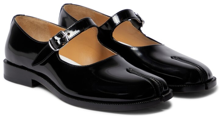 womens black patent mary jane shoes