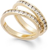 Thumbnail for your product : Charter Club Glass Stone Ring Duo in Fine Silver Plate or Gold Plate