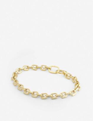 Givenchy G-Link extra-small gold-toned chain bracelet - ShopStyle