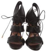 Thumbnail for your product : Derek Lam Multistrap Lace-Up Wedges