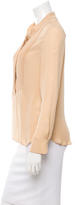 Thumbnail for your product : Chloé Silk Long Sleeve Blouse