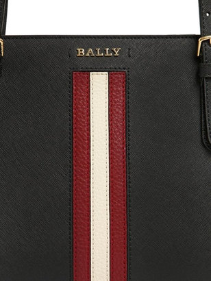 Bally Supra Saffiano Leather Tote Bag