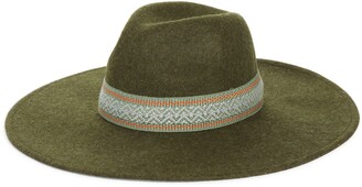 Treasure & Bond Jacquard Trim Panama Hat