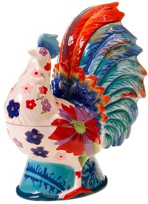 Tracy Porter Scotch Moss 3D Rooster Cookie Jar