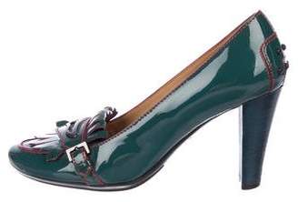 Tod's Round-Toe Patent Leather Pumps