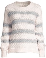 Thumbnail for your product : Rebecca Taylor Lurex Stripe Knit Sweater