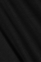 Thumbnail for your product : Twenty Montreal Mackay Ribbed Stretch-jersey T-shirt - Black