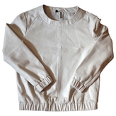 Thumbnail for your product : Topshop Ecru Leather Top