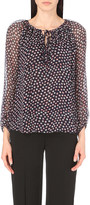 Thumbnail for your product : Diane von Furstenberg Saylor silk-chiffon blouse