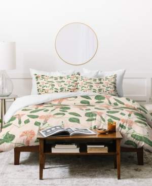 Deny Designs Holli Zollinger Desert Moonflower King Duvet Set Bedding