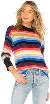 Thumbnail for your product : White + Warren Multicolor Stripe Sweater