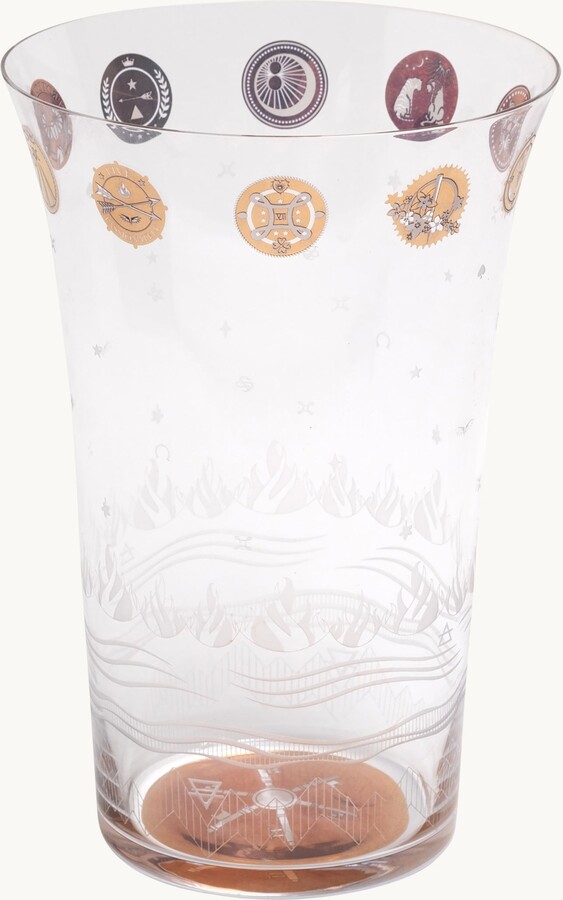 Goop x Foundrae Lobmeyr Inner Light Vase Gold / Crystal