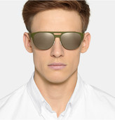 Thumbnail for your product : Mykita Edmund Aviator-Style Metal Reflective Sunglasses