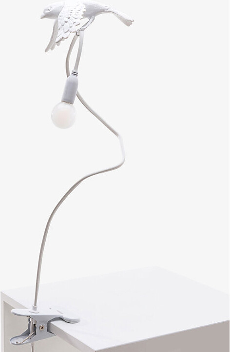 Seletti Sparrow Taking Off Resin Clamp Lamp 100cm