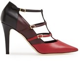 Thumbnail for your product : Jimmy Choo 'Vote' Triple Buckle T-Strap Pointy Toe Pump (Women)