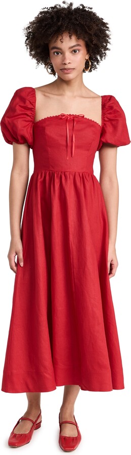 Reformation Marella Linen Dress