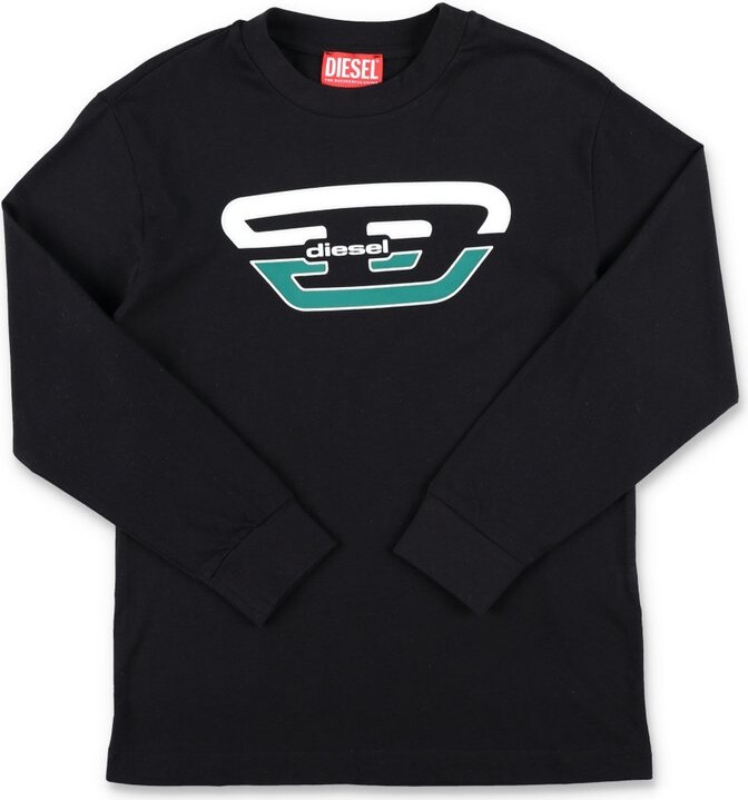 Diesel Kids Tcorti Over Logo-Printed Crewneck Sweatshirt - ShopStyle