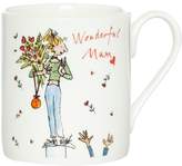 Thumbnail for your product : House of Fraser Quentin Blake Wonderful Mum Mug