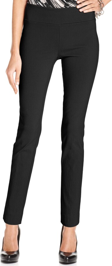Alfani Women's Tummy-Control Pull-On Skinny Pants, Regular, Short and Long  Lengths, Created for Macy's