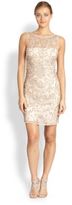 Thumbnail for your product : Aidan Mattox Embellished Lace Illusion Dress