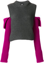Calvin Klein - open shoulder knit jum 