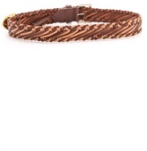 Thumbnail for your product : Linea Pelle Basic Braided Hip Belt with Metal Tip