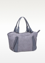 Thumbnail for your product : Francesco Biasia Alice Nabuk and Leather Shoulder Bag