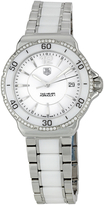 Thumbnail for your product : Tag Heuer Women's Formula 1 Stainless Steel, White Ceramic, & Diamond Bezel Watch