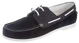 Thumbnail for your product : Bottega Veneta Suede Round-Toe Boat Shoes w/ Tags