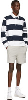 Thumbnail for your product : Thom Browne Grey Milano Seamed-In 4-Bar Shorts