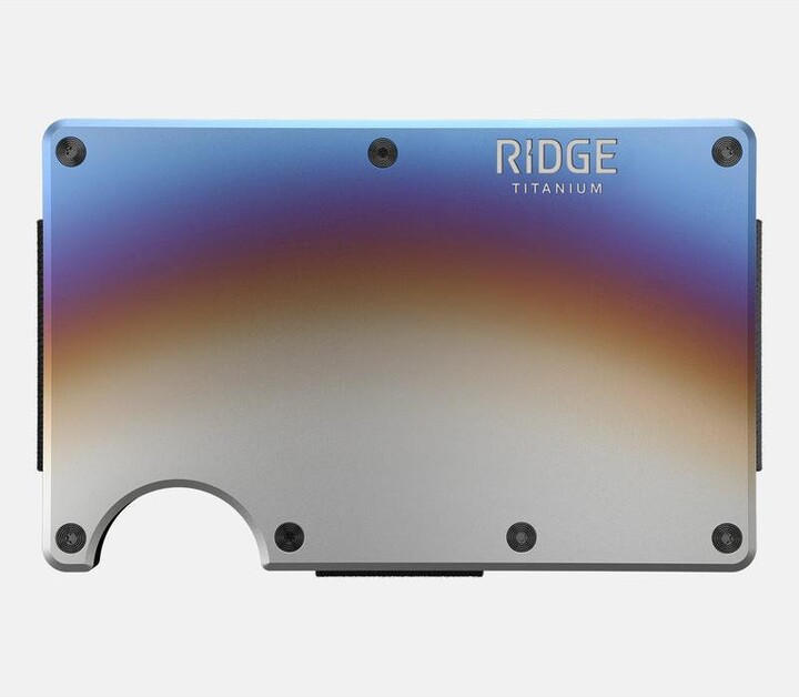 the Ridge Men's Ridge Wallet - Burnt Titanium: Money Clip