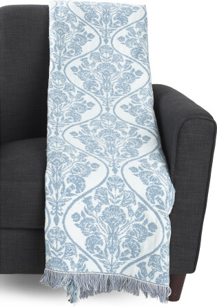 TJMAXX Eska Damask Chenille Throw, Polyester