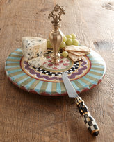 Thumbnail for your product : Mackenzie Childs MacKenzie-Childs Odd Fellows Cheese Dish & Knife