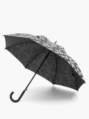 MORE JOY BY CHRISTOPHER KANE Logo-print Umbrella - Black