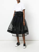 Thumbnail for your product : Comme des Garcons flared midi skirt