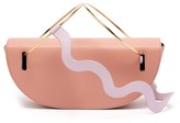 Thumbnail for your product : Roksanda Elba Wave-strap Leather Shoulder Bag - Light Pink