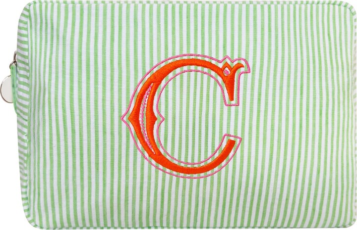 Lilly Loves Green C Alphabet Cosmetic Bag
