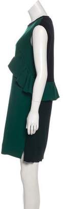 Marni Virgin Wool-Blend Dress Green Virgin Wool-Blend Dress
