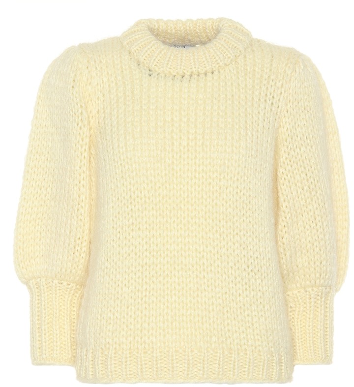 Ganni The Julliard mohair-blend sweater - ShopStyle