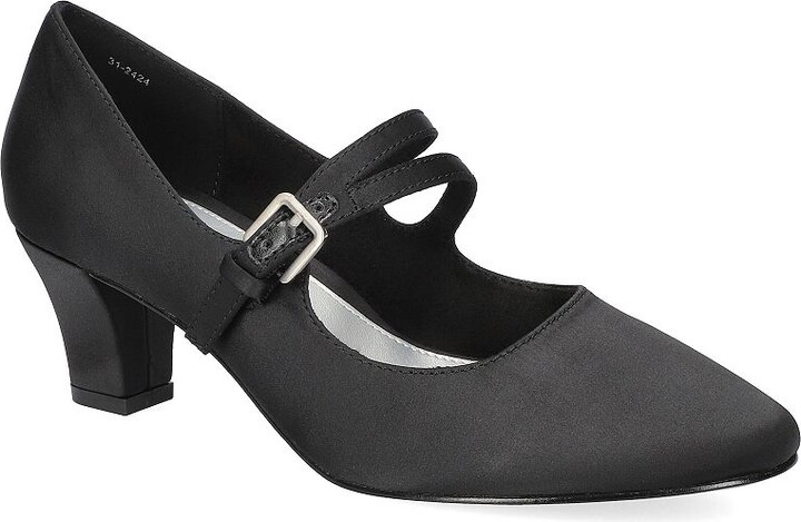 Easy Street Shoes Women's Meryl by Asymmetrical Mary Jane Pumps